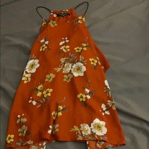 Floral tank top